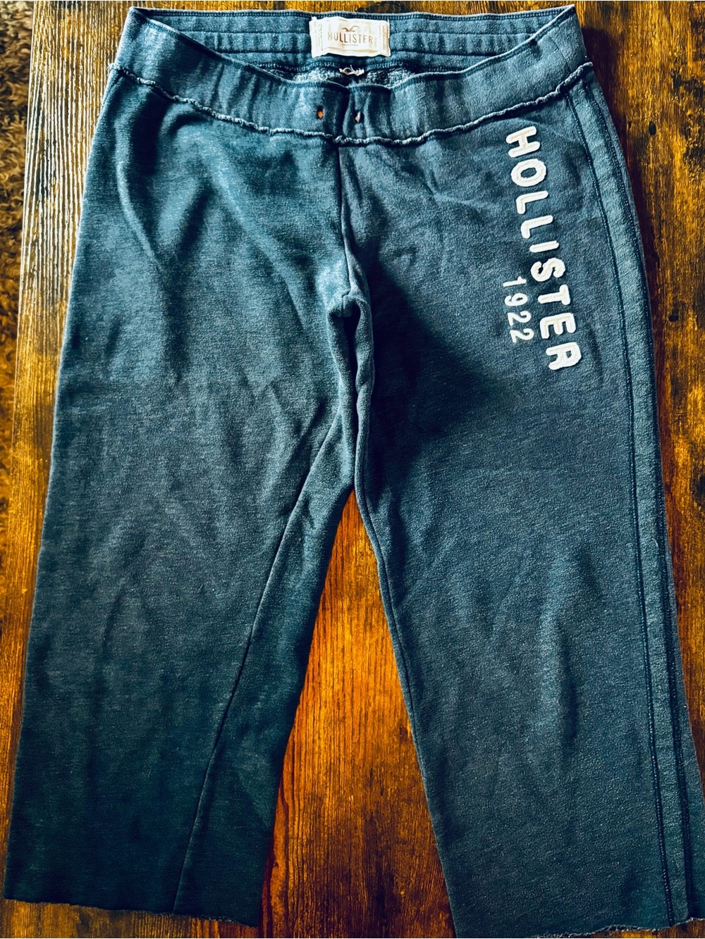 Hollister Kids Dark Navy Logo Jogger Sweatpants